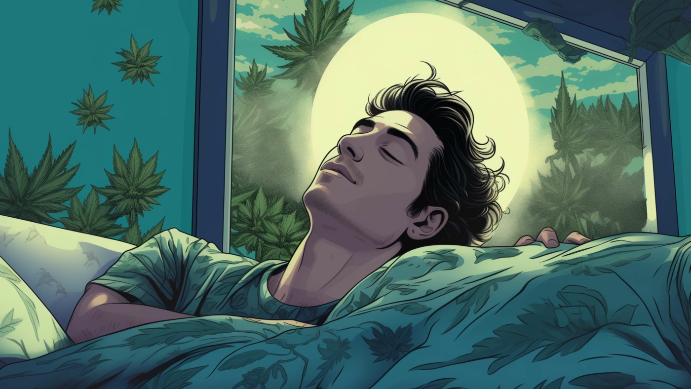 Can You Take Delta 8 Thc Every Night? 11 Indacloud. Image Of Man Sleeping In Bed Dreaming About Cannabi 1F5Bd4Ee 0E84 4F5E Bb91 3775014C60Ca