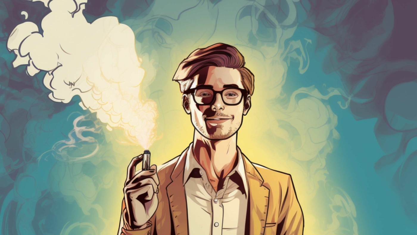 Exploring The Variations: The Differences Between Hhc And Thc 18 Indacloud. A Man Holding A Spliffbluntjoinciggerette In One Han 63313320 B2B2 4A20 8D88 Fd808418C162