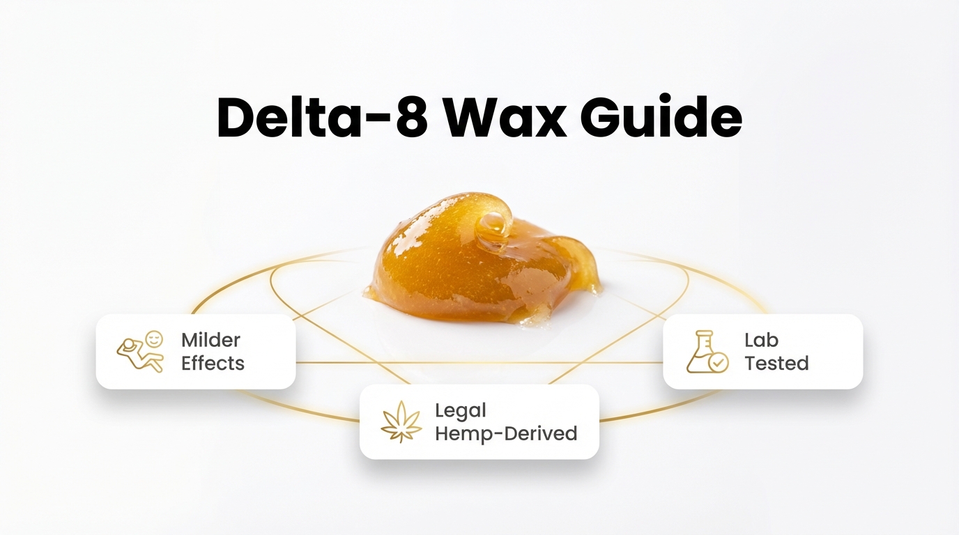 Delta-8 Wax: What It Is, Effects, Benefits, And More 6 Delta-8 Wax Guide Hero