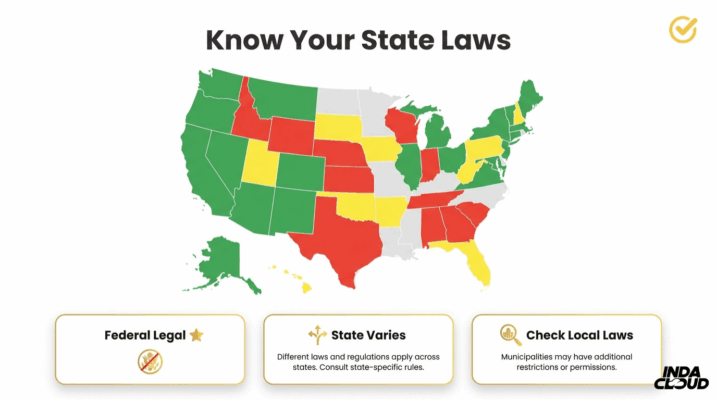Cooking With Delta-8 Thc: Recipes, Tips, And Safety Guidelines 1 Delta 8 Legal Status Map Showing Federal Legality State Law Differences And Why Checking Local Cannabis Laws Before Cooking Is Important